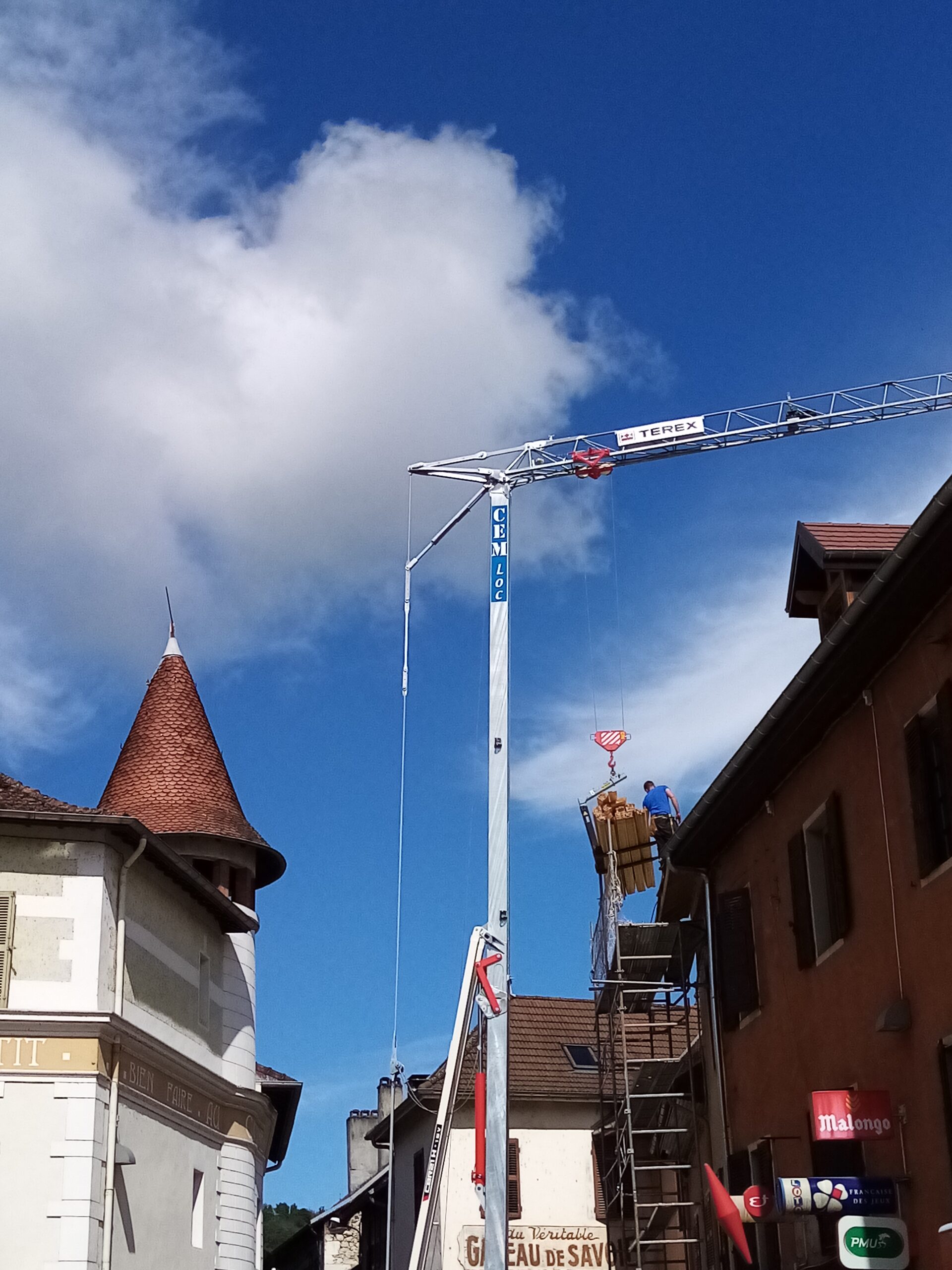 Grue montage rapide Savoie